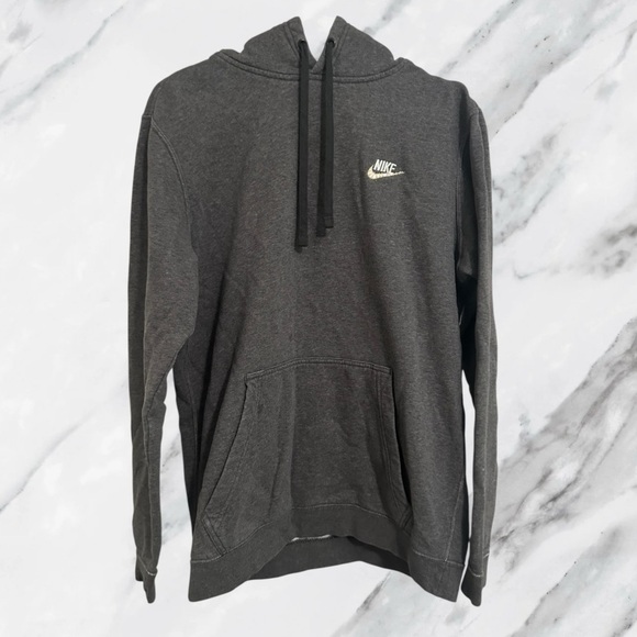 Nike Other - Nike Gray Embroidered Hoodie Sweatshirt Size Medium
